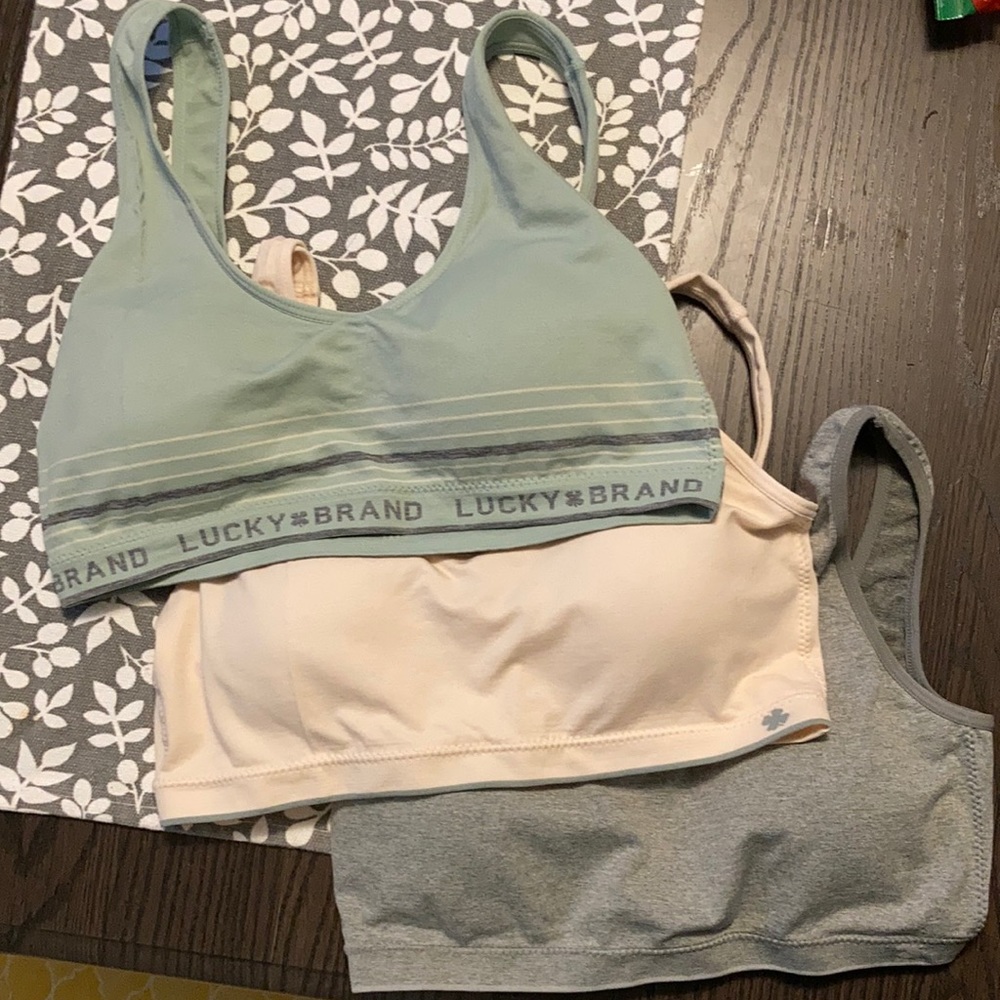 Set of 3 Lucky Brand bralettes